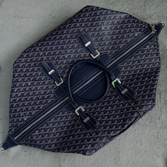 Goyard Handbags - Goyard Boeing Navy Duffle Bag